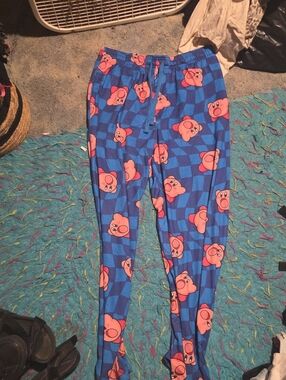 Kids Blue Kirby Print Lounge Pants